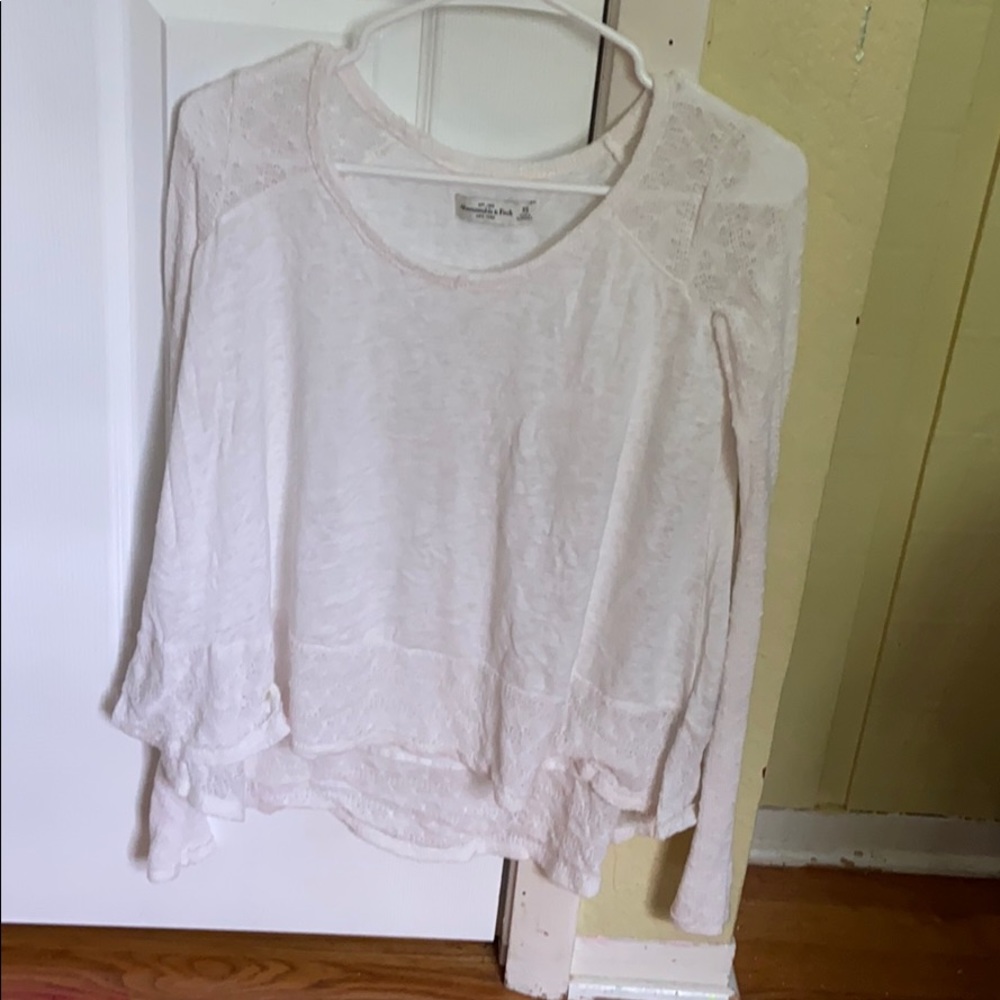 Sheer white top